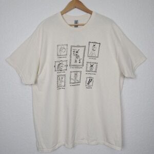 Takis San Antonio Spurs Cartoon Player Graphic Tee XL Cream